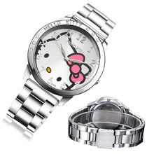 Load image into Gallery viewer, Cat Quartz Hello Kitty Watch