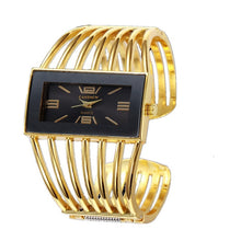 Load image into Gallery viewer, Big Face Gold Silver Bangle Watch
