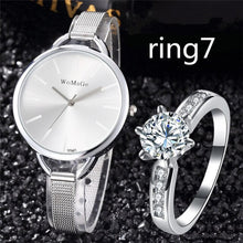 Load image into Gallery viewer, Women Watches Bangles Set Fashion Watch
