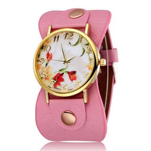 Load image into Gallery viewer, Flower Dial Woman Watches