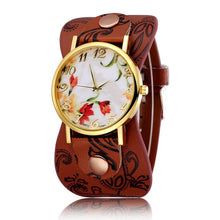 Load image into Gallery viewer, Flower Dial Woman Watches
