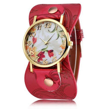 Load image into Gallery viewer, Flower Dial Woman Watches